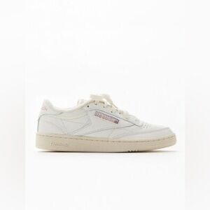 Reebok White & Pink Club C 85 Shoes
